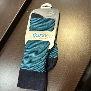 Goodhew men’s Ziggy merino wool socks in navy